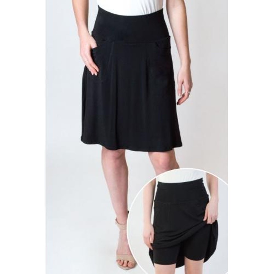 Clothing Sheer-essentials Skirts | Bamboo Magna Skort