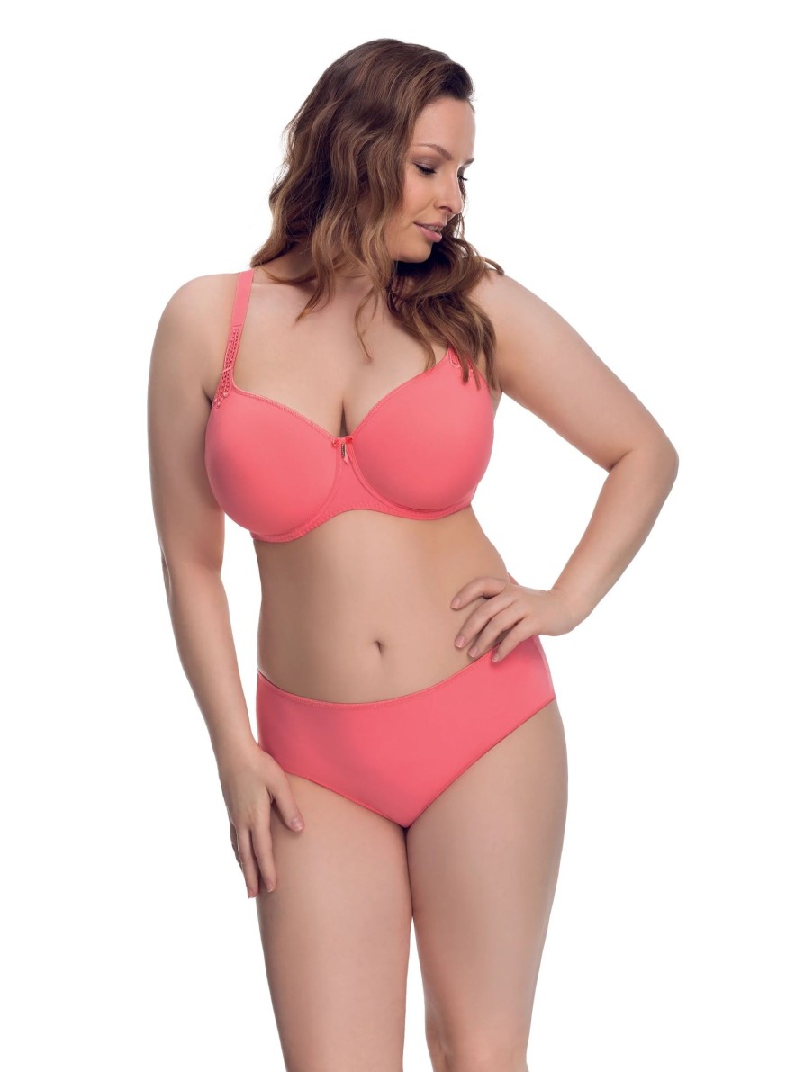 Lingerie & Intimates Sheer-essentials T-Shirt Bras | Virginia 3D Spacer - Coral