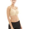 Lingerie & Intimates Sheer-essentials Racer Back | Wire Free Sports Bra - Latte