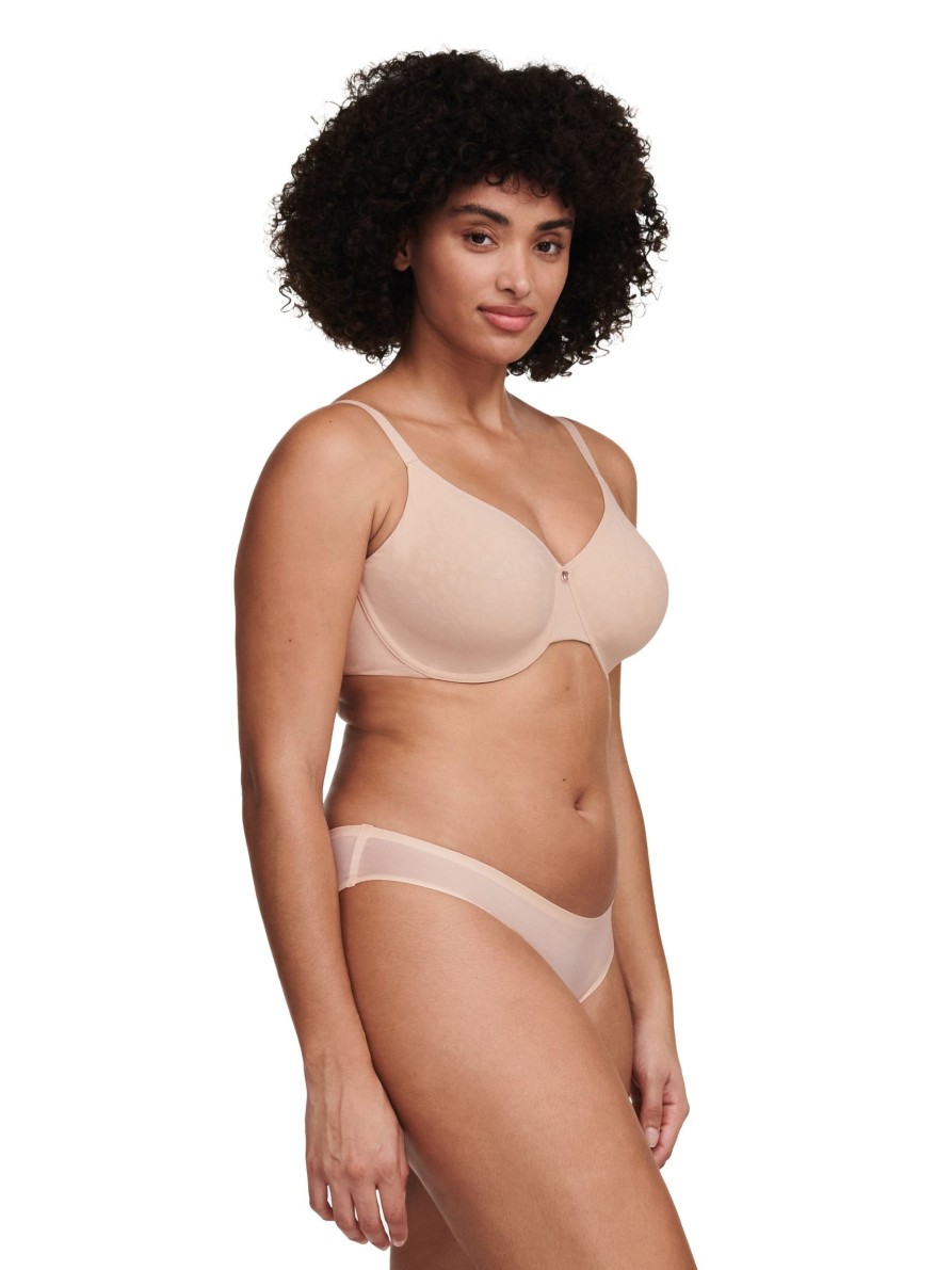 Lingerie & Intimates Sheer-essentials T-Shirt Bras | Chantelle Comfort Chic Back Smoothing Seamless Minimizer Bra