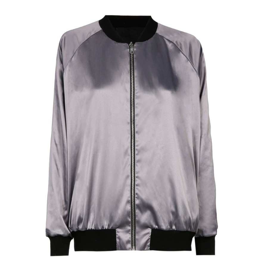 Clothing Sheer-essentials Jackets | Myla Dalbesio Bomber Jacket - Size 2 X