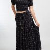 Clothing Sheer-essentials Skirts | Miami Shine Tiered Long Skirt