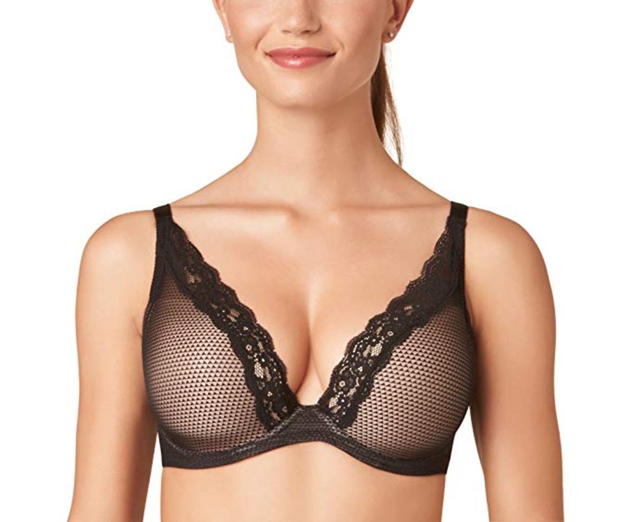 Lingerie & Intimates Sheer-essentials Plunge | Brooklyn Plunge - Black