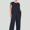 Clothing Sheer-essentials Plus Size | Dex Wide Leg Trouser