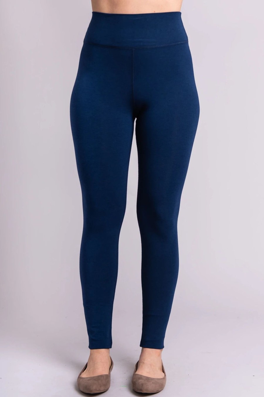 Clothing Sheer-essentials Leggings | Riley Bamboo Leggings - Indigo