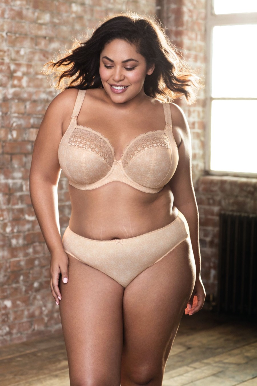 Lingerie & Intimates Sheer-essentials Plus Size | Elomi Kim Underwire Plunge - Caramel