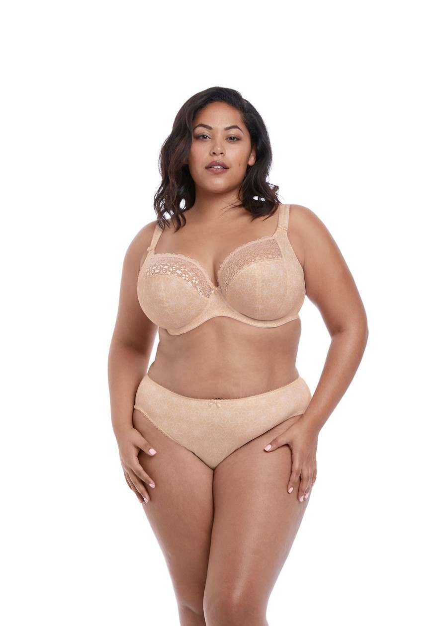 Lingerie & Intimates Sheer-essentials Plus Size | Elomi Kim Underwire Plunge - Caramel