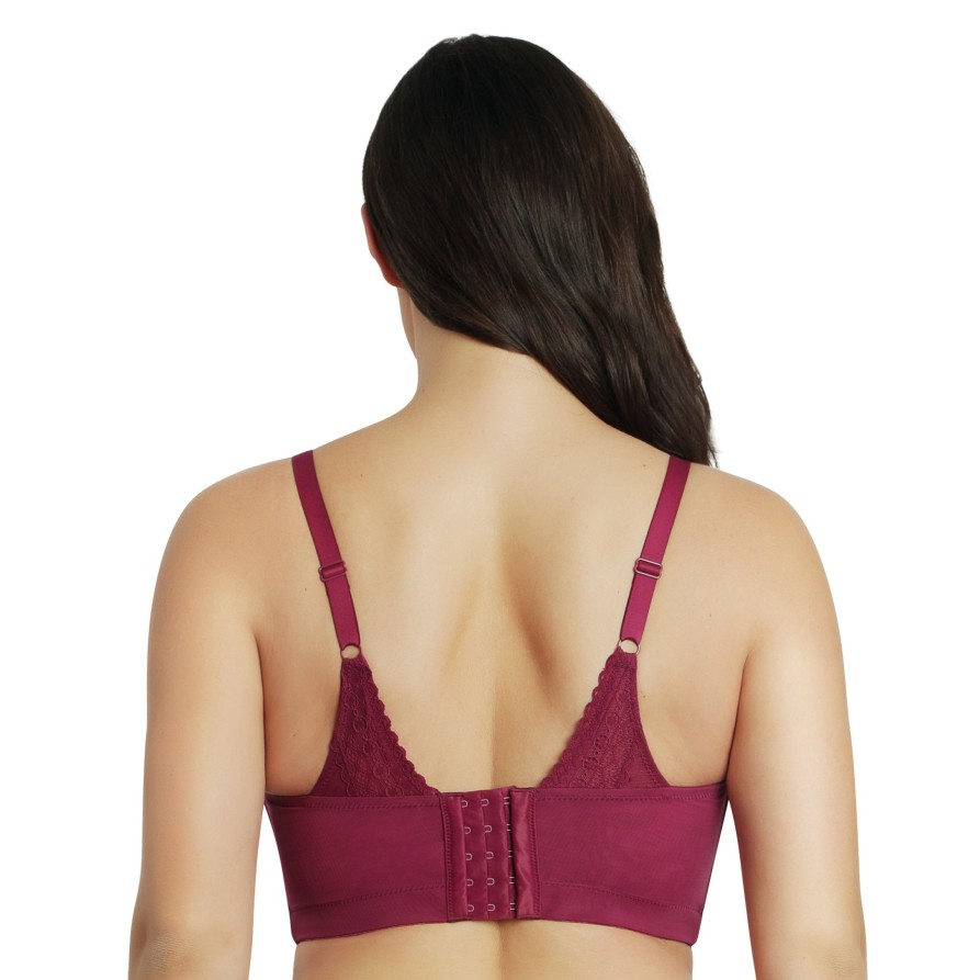 Lingerie & Intimates Sheer-essentials Bralettes | Mia Dot Bralette - Blackberry