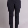 Clothing Sheer-essentials Leggings | Dixie Bamboo Fleece Legging - Granite