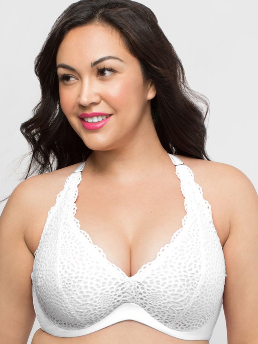 Lingerie & Intimates Sheer-essentials Plus Size | Crochet Lace Racerback