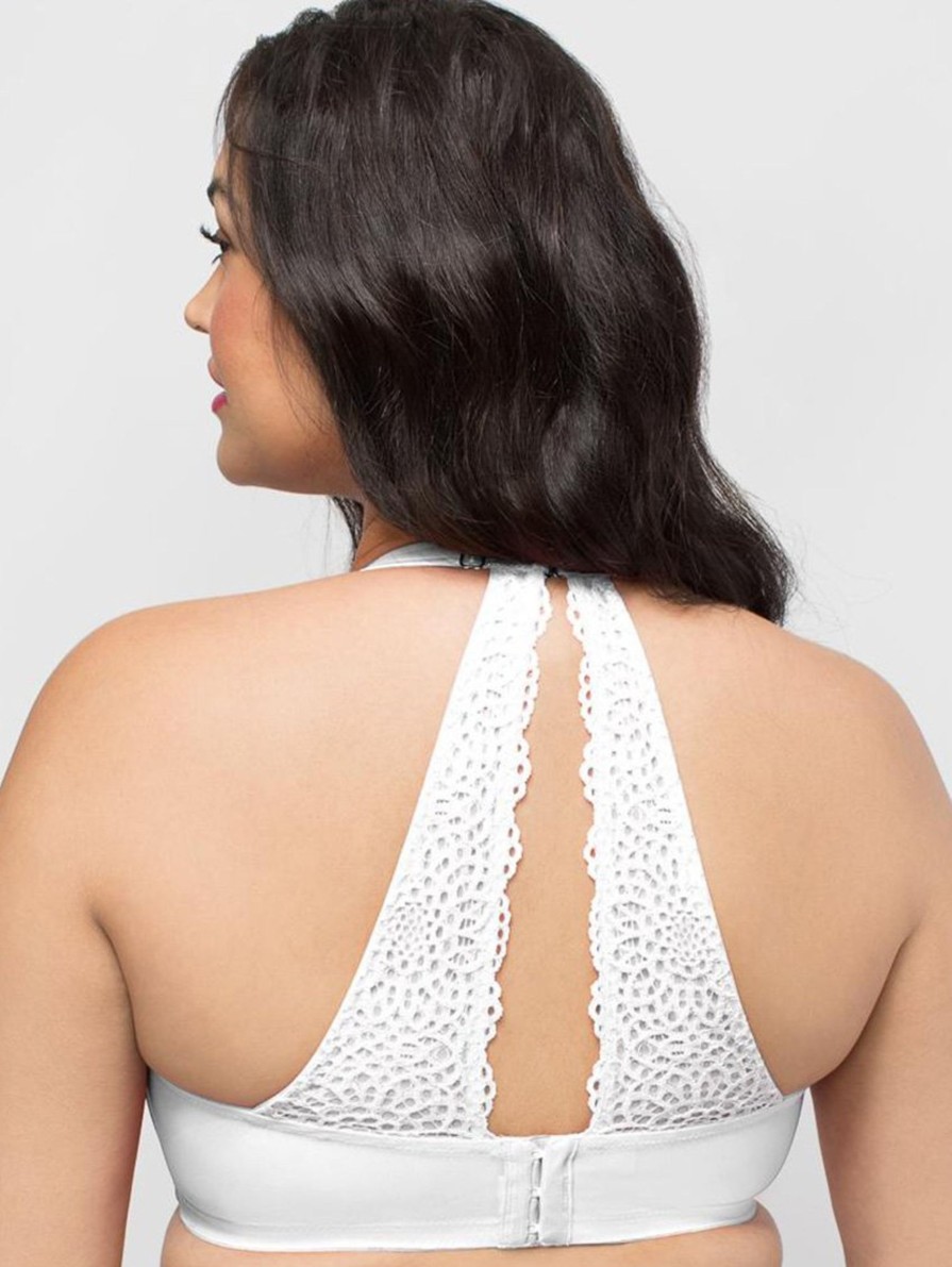 Lingerie & Intimates Sheer-essentials Plus Size | Crochet Lace Racerback