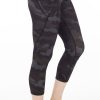 Clothing Sheer-essentials Capris | Capri Length Camouflage Yoga Pant