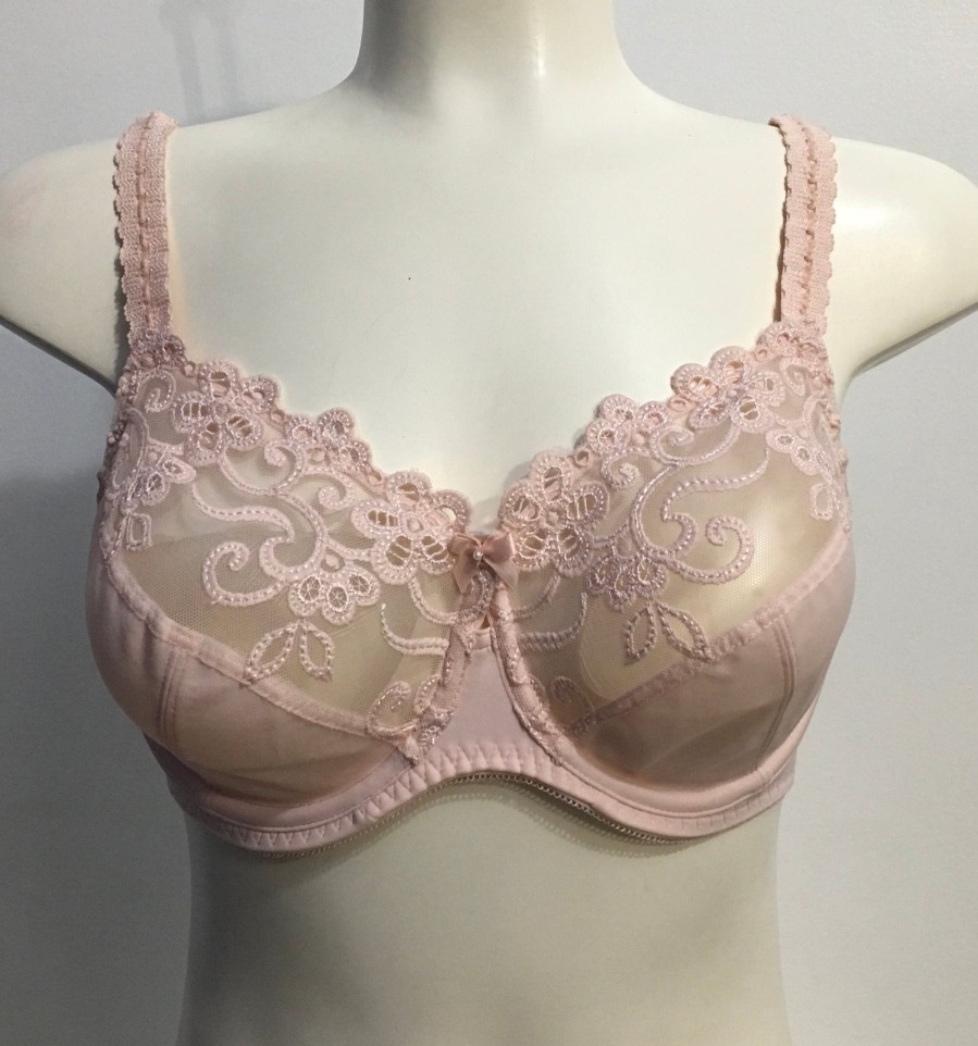 Lingerie & Intimates Sheer-essentials Balconettes | Coral Rose Balcony Bra