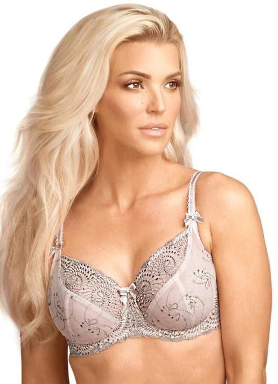 Lingerie & Intimates Sheer-essentials Plus Size | Nicole Lace Underwire Bra - Cloud Pink