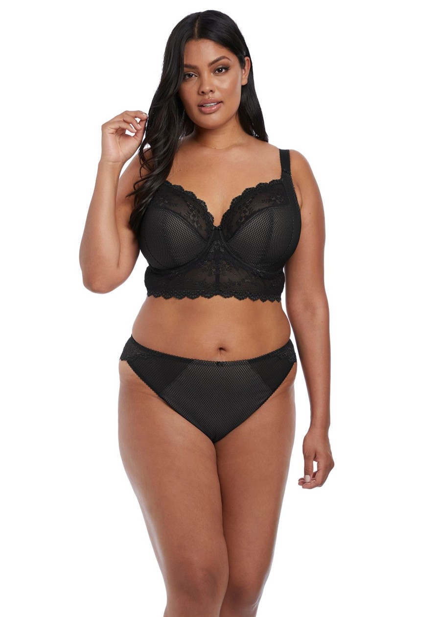 Lingerie & Intimates Sheer-essentials Bralettes | Charley Underwire Bralette - Black