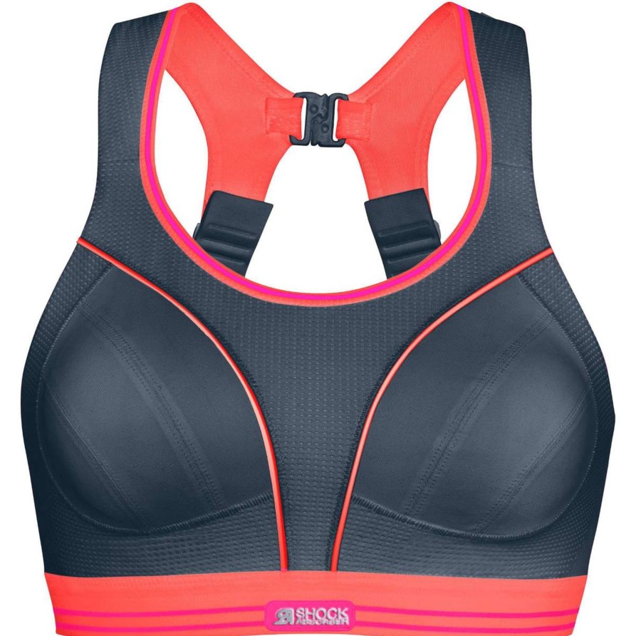 Lingerie & Intimates Sheer-essentials Racer Back | Ultimate Run Bra - Slate/ Pink