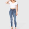 Clothing Sheer-essentials Plus Size | Alexa High-Rise Skinny Jeans - Royal Blue