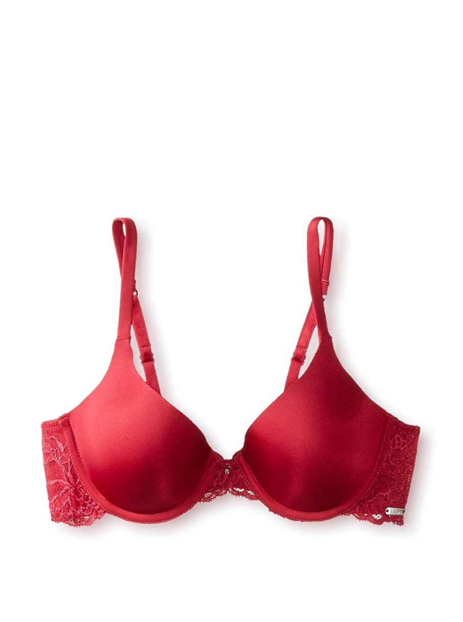 Lingerie & Intimates Sheer-essentials T-Shirt Bras | Pure Plus Full Coverage - Vintage Red