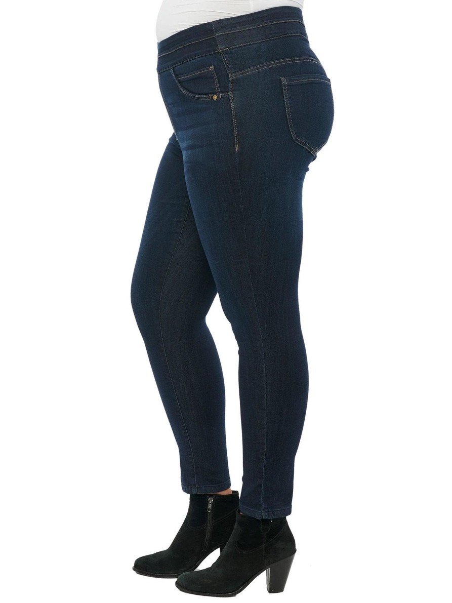 Clothing Sheer-essentials Plus Size | Absolution Ankle Length Glider Jean