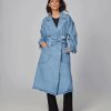 Clothing Sheer-essentials Jackets | Avery Denim Trech Coat