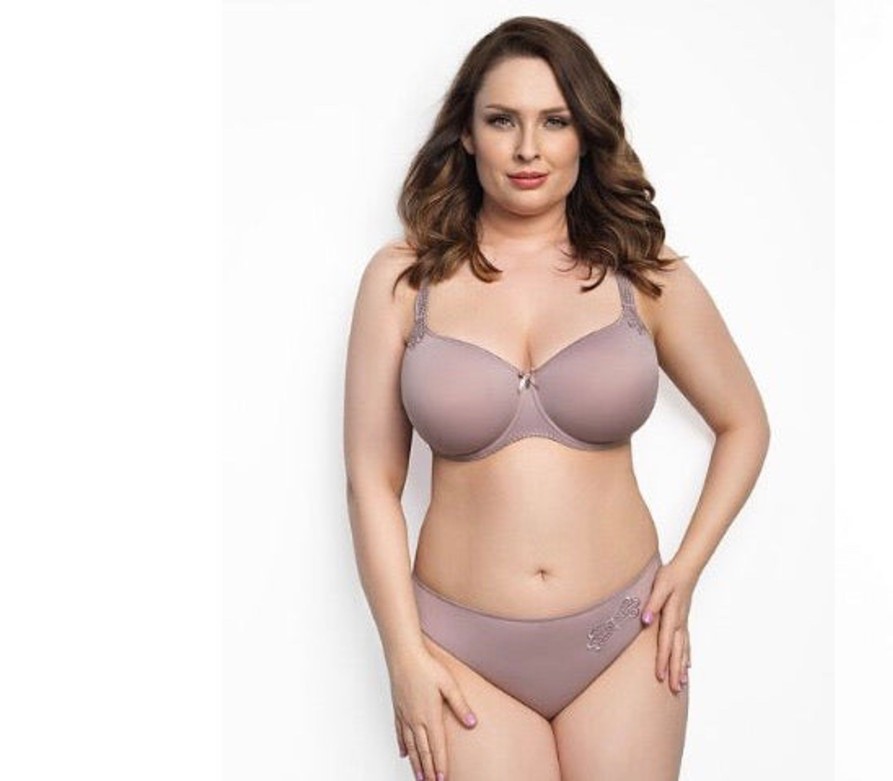 Lingerie & Intimates Sheer-essentials Plus Size | Virginia 3D Spacer - Cookie Pink - Size I 30