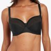 Lingerie & Intimates Sheer-essentials Underwire | Illusion Side Support Bra - Black