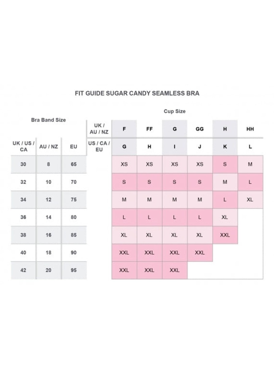 Lingerie & Intimates Sheer-essentials Plus Size | Sugar Candy Fuller Bust Seamless Nursing Bra