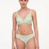 Lingerie & Intimates Sheer-essentials Underwire | Femilet Kristen Memory Foam T-Shirt Bra - Green Lily