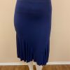 Clothing Sheer-essentials Skirts | Bamboo Fiber Skirt - Navy - Size Large