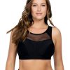 Lingerie & Intimates Sheer-essentials Racer Back | Breeze Active Wireless Sports Bra - Black