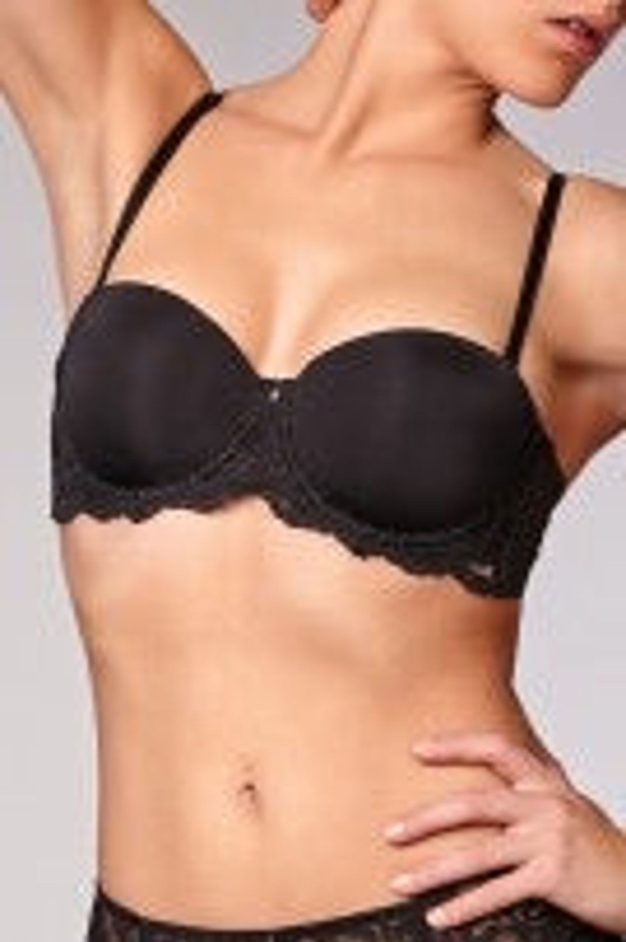 Lingerie & Intimates Sheer-essentials Strapless | Strapless Convertible Lace Bra