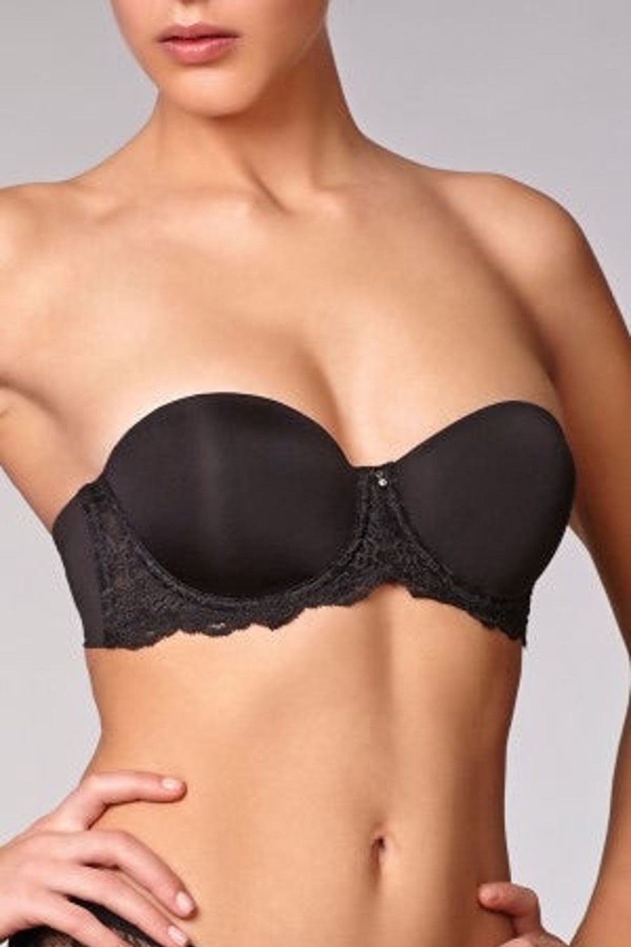 Lingerie & Intimates Sheer-essentials Strapless | Strapless Convertible Lace Bra