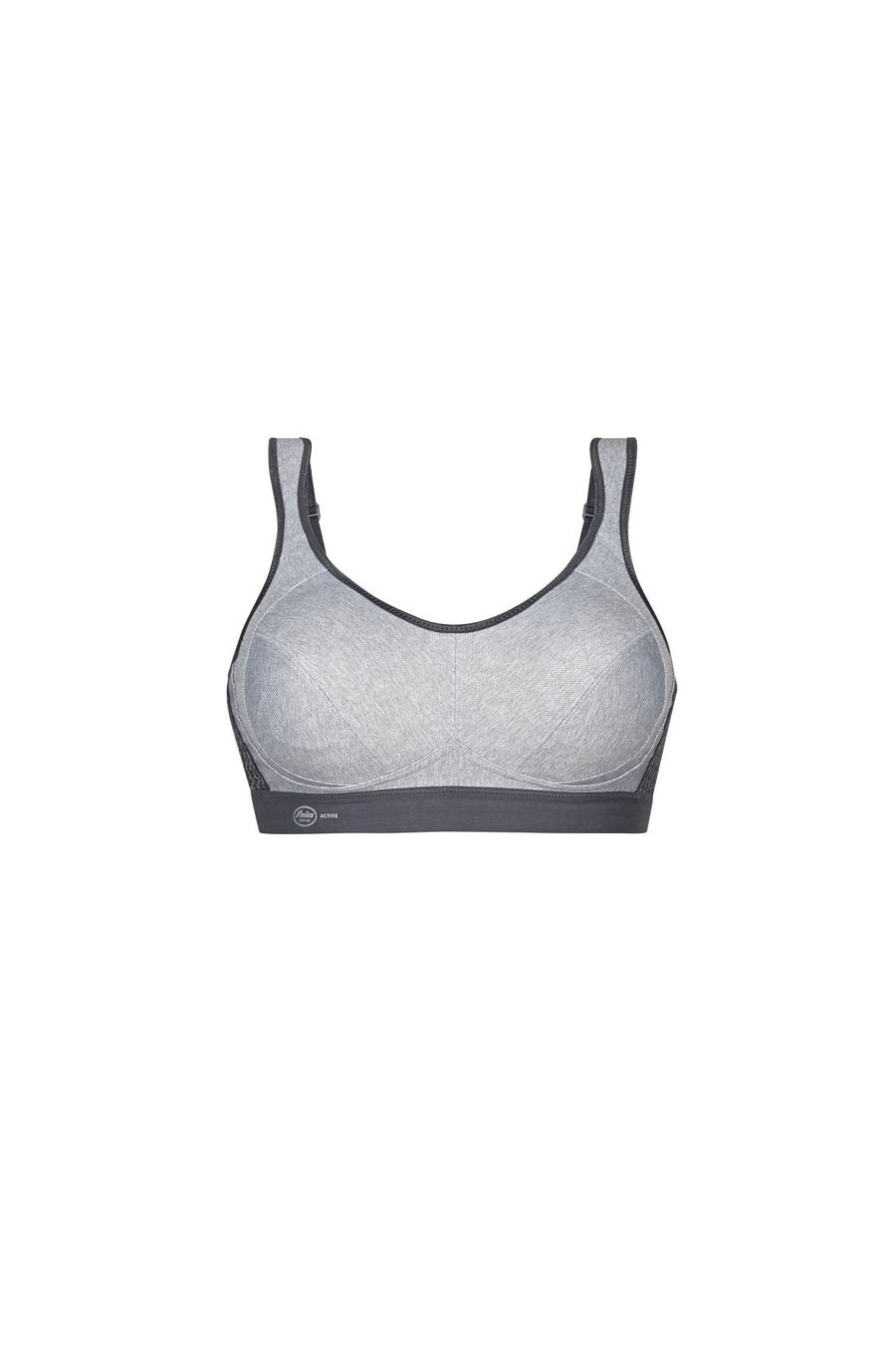 Lingerie & Intimates Sheer-essentials Sports Bra | Anita Extreme Control Sports Bra - Grey