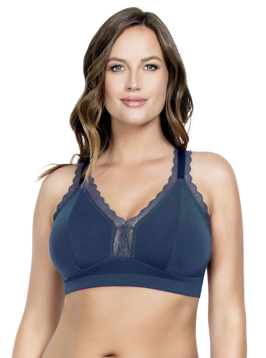 Lingerie & Intimates Sheer-essentials Bralettes | Parfait Dalis Bralette - Navy