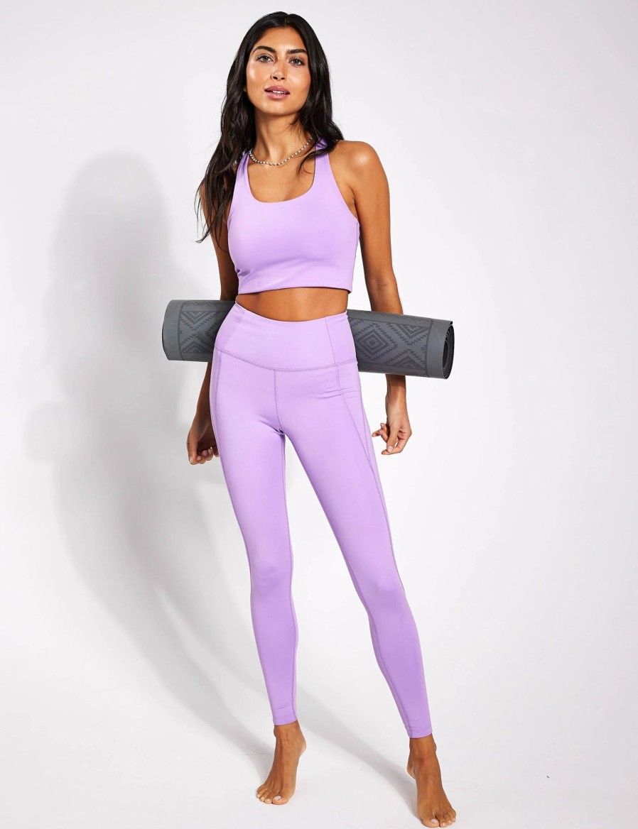 Clothing Sheer-essentials Active Wear | Girlfriend Collective Rpet Compressive High-Rise 23.75" Legging- Bougainvillea