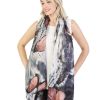 Accessories Sheer-essentials Gloves & Scarfs | Butterfly Print Fashion Scarf