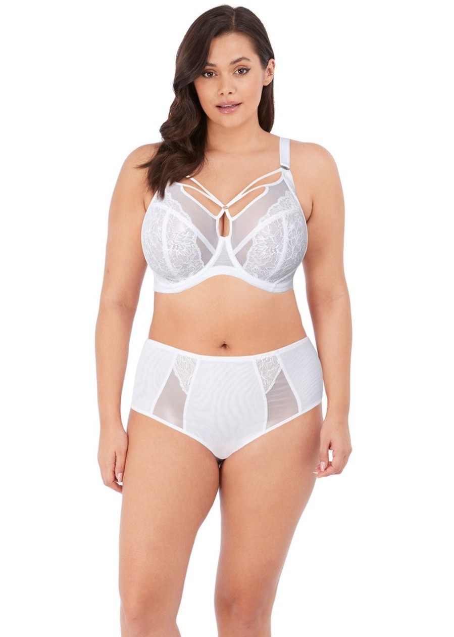 Lingerie & Intimates Sheer-essentials Underwire | Elomi Brianna Plunge Bra - White