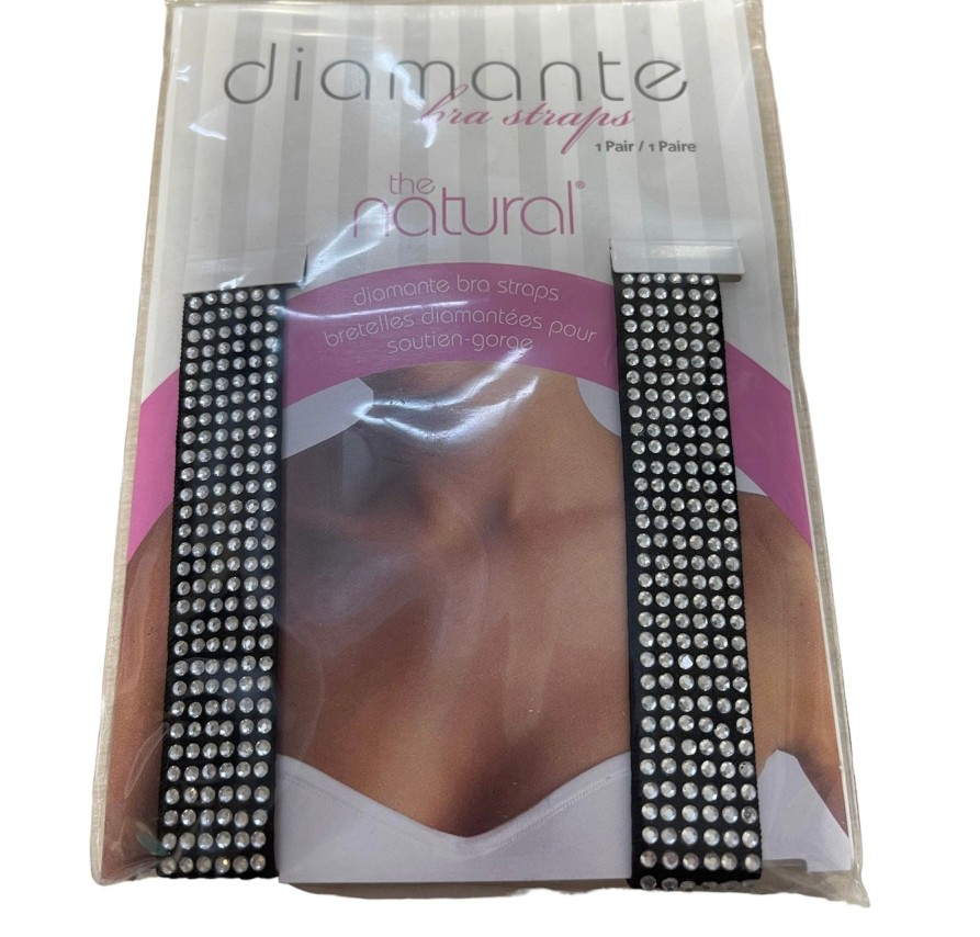 Accessories Sheer-essentials Straps | Diamante Rhinestone Bra Strap