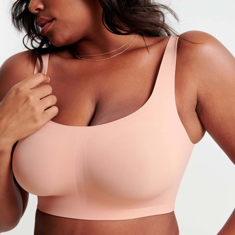 Lingerie & Intimates Sheer-essentials Plus Size | Evelyn & Bobbie Bobbie Scoop Bra