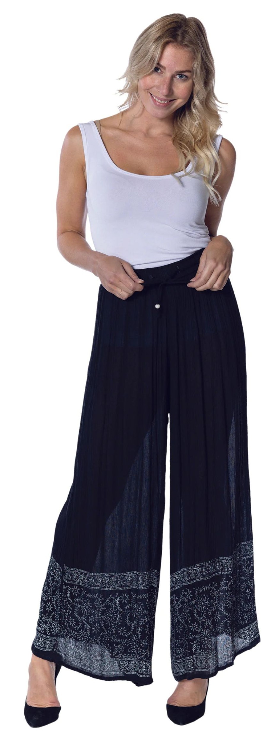 Clothing Sheer-essentials Pants | Rayon Gypsy Pants