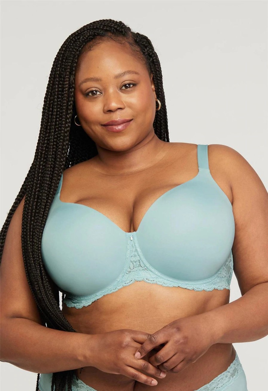 Lingerie & Intimates Sheer-essentials T-Shirt Bras | Pure Plus Full Coverage Underwire Bra - Skylight - Size H 38