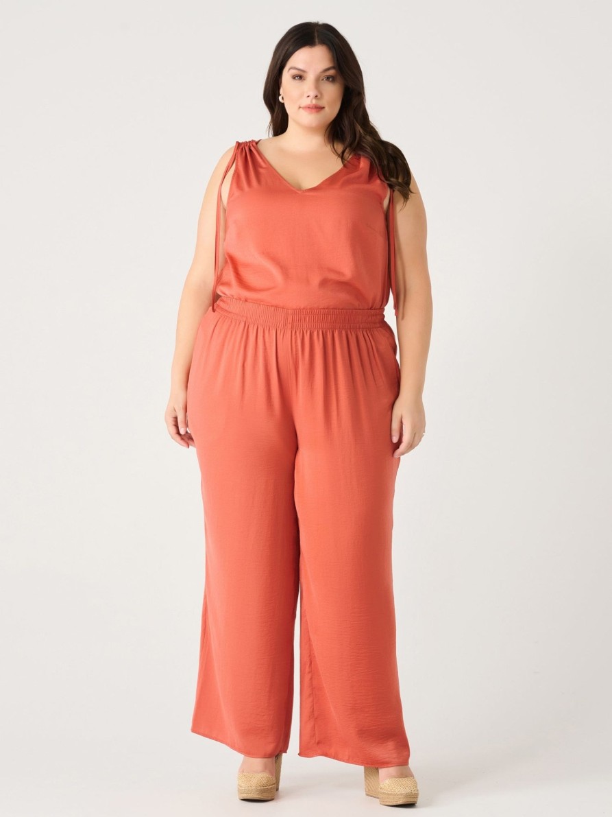 Clothing Sheer-essentials Pants | High Waist Flowy Wide Leg Pants