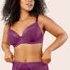 Lingerie & Intimates Sheer-essentials Plunge | Shea Plunge Unlined Bra - Blackberry