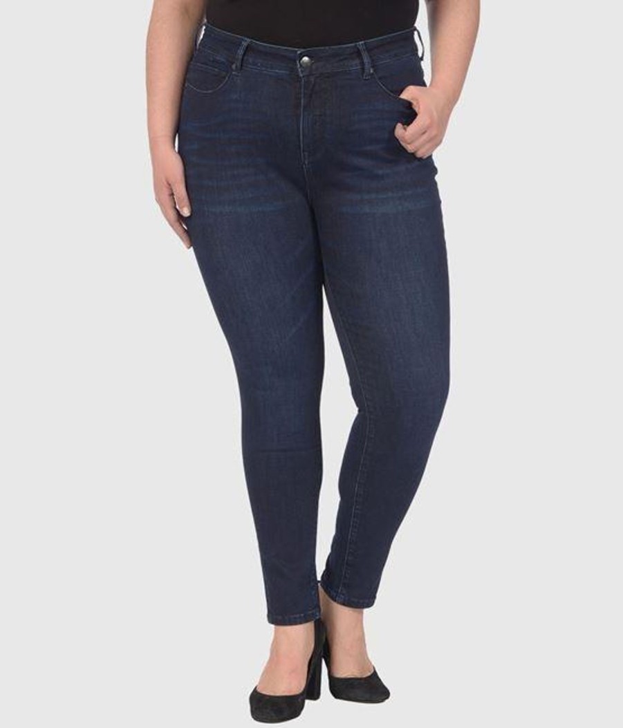 Clothing Sheer-essentials Jeans | Alexa High Rise Skinny Leg - Midnight Blue