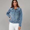 Clothing Sheer-essentials Plus Size | Gabriella Classic Denim Jacket