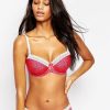 Lingerie & Intimates Sheer-essentials Underwire | Rose Blush Balconnette- Rose Dot Print - Size D 32