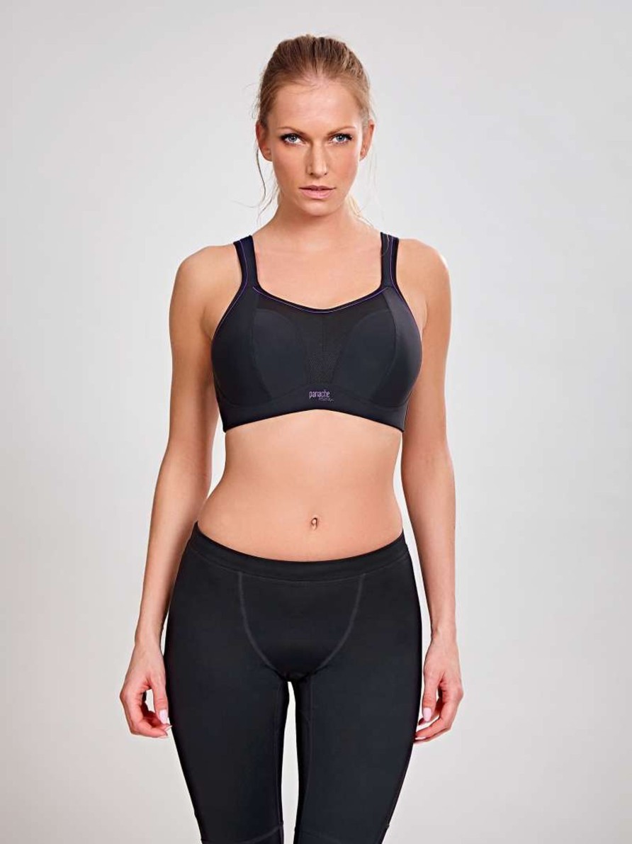 Lingerie & Intimates Sheer-essentials Racer Back | Wire Free Sports Bra - Black