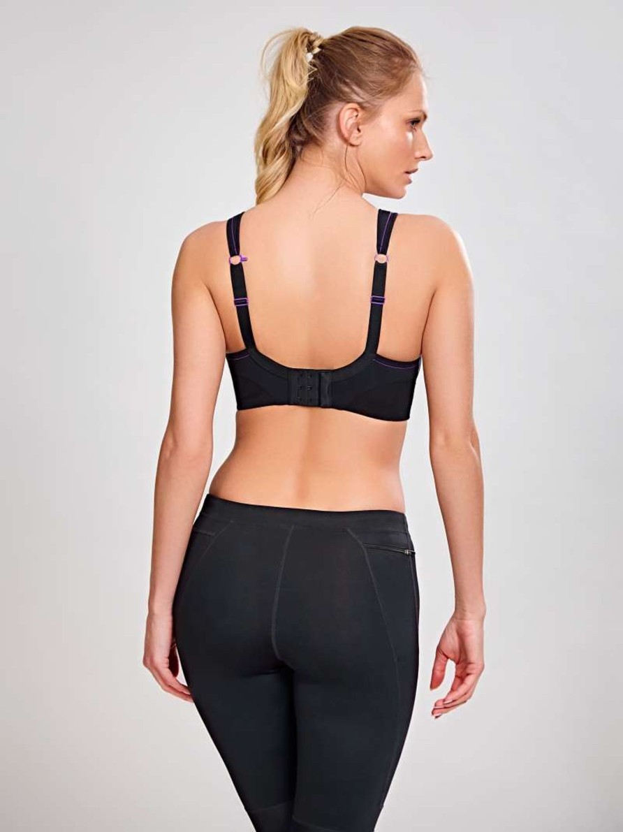 Lingerie & Intimates Sheer-essentials Racer Back | Wire Free Sports Bra - Black