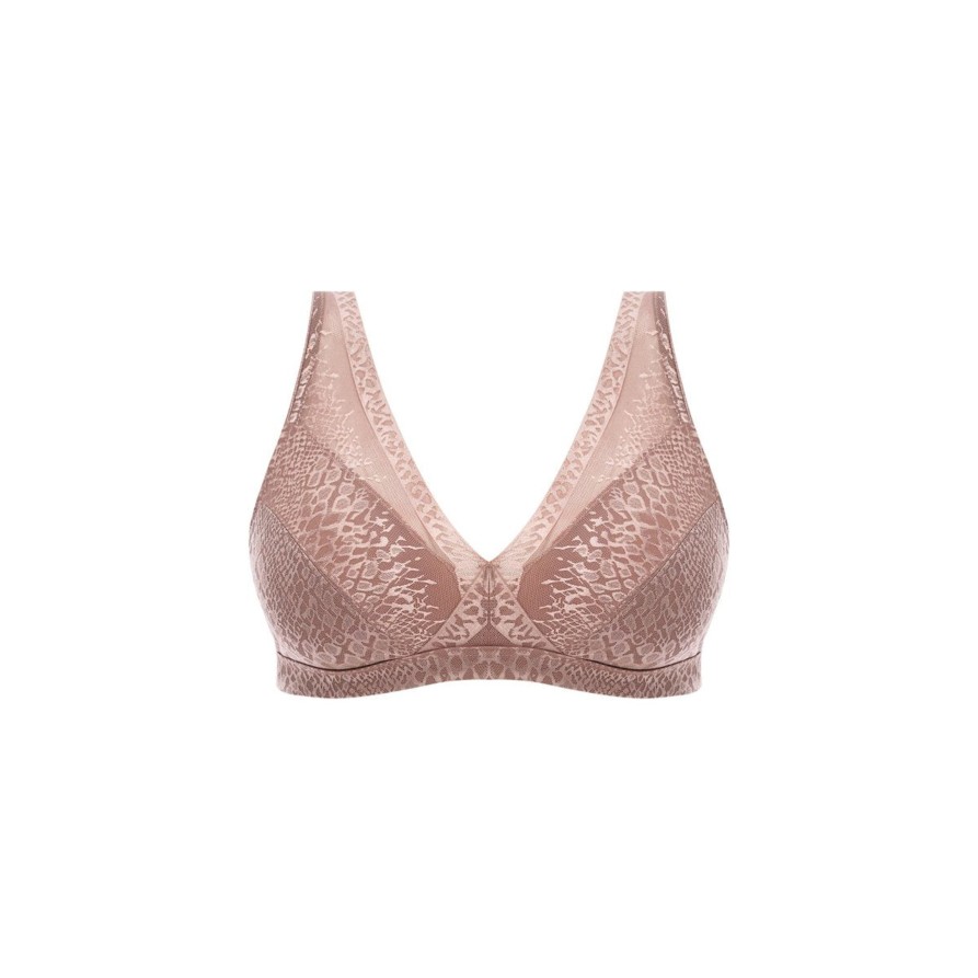 Lingerie & Intimates Sheer-essentials Bralettes | Fantasie Envisage Bralette - Taupe