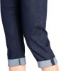 Clothing Sheer-essentials Jeans | Angela High Rise Pull On Capri - Size 22